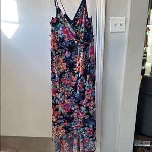 Floral Sleeveless Maxi Dress